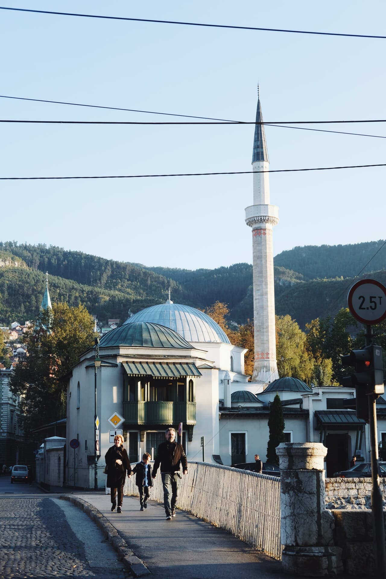 Streets in the sunset