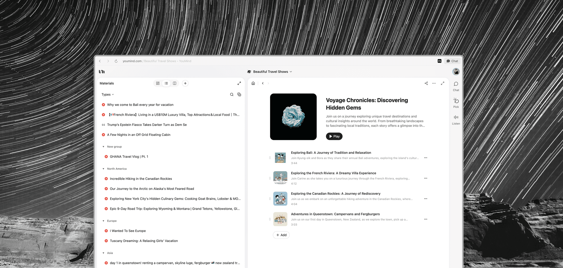 Why we build Audio Pod in YouMind?