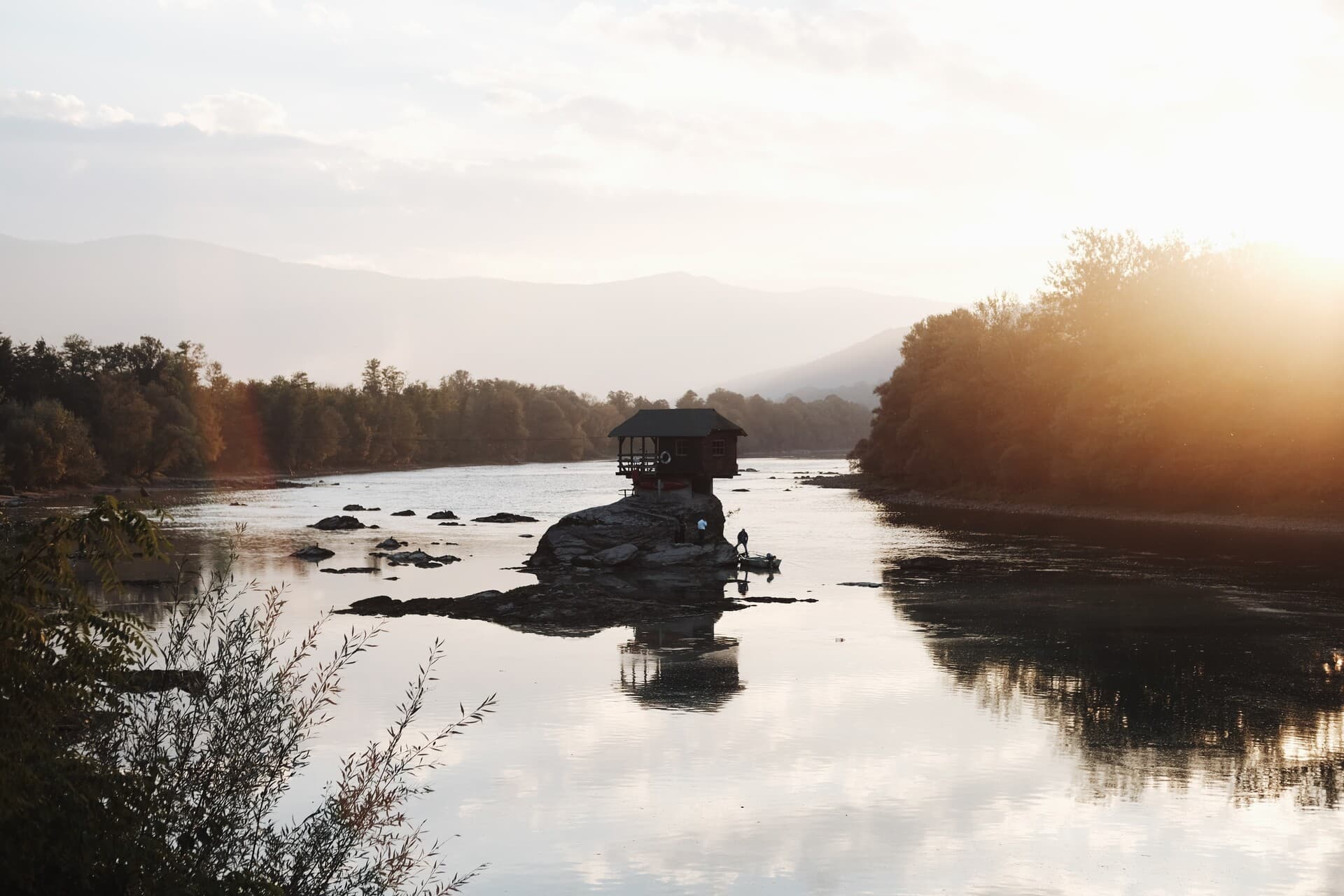 Drina river house