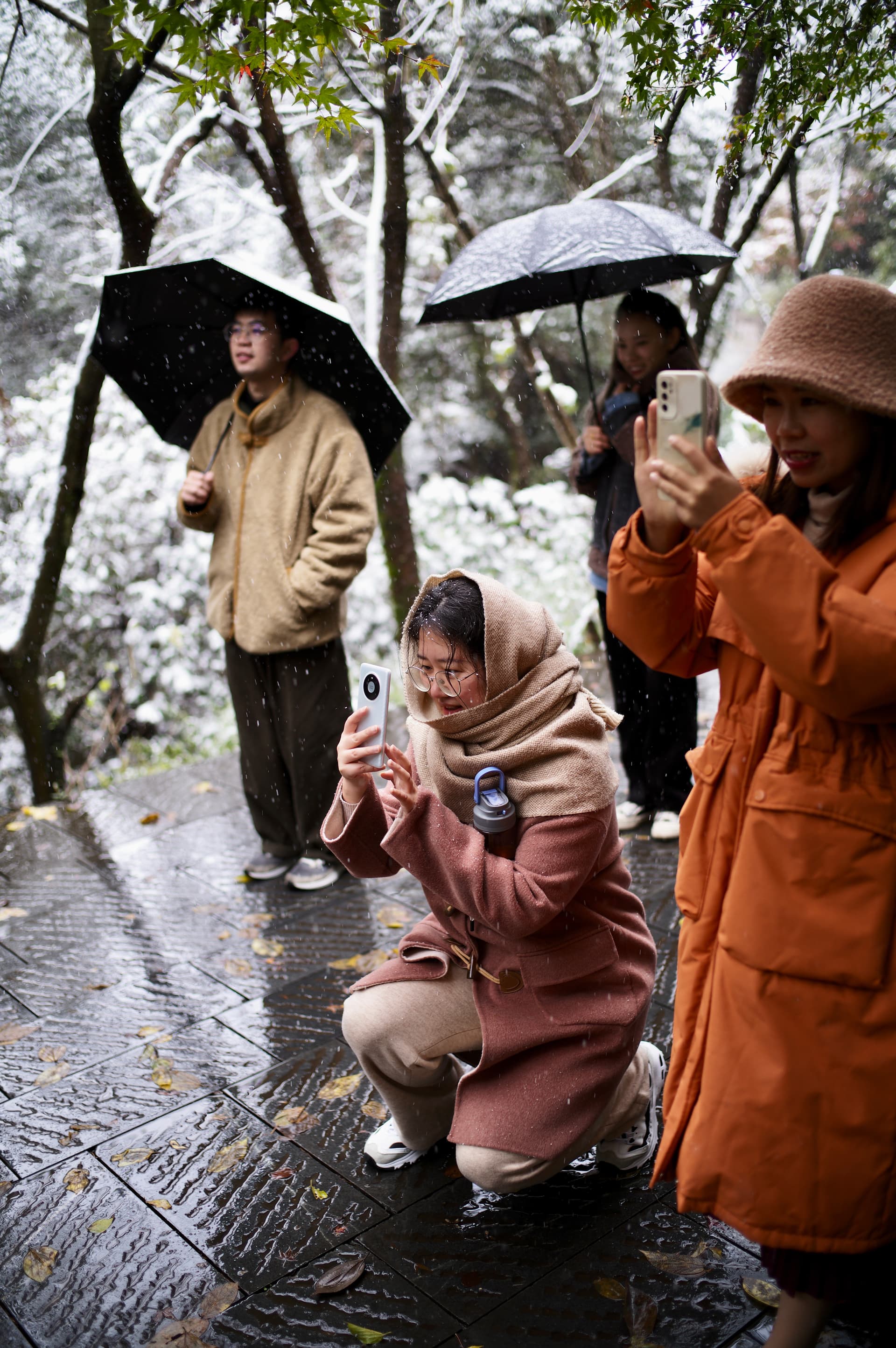 The first snow in 2023